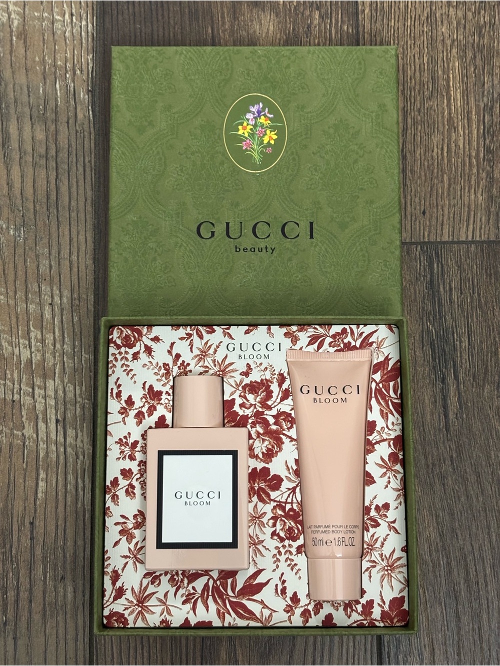NEW Gucci Bloom Gift Set Fragrances 3616304956782 Lotion & Spray
